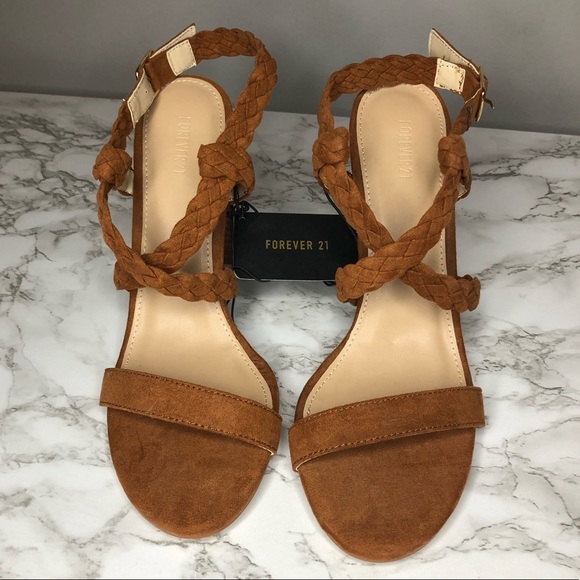 Forever 21 Shoes - Forever 21 Burnt Orange/ Brown Heels